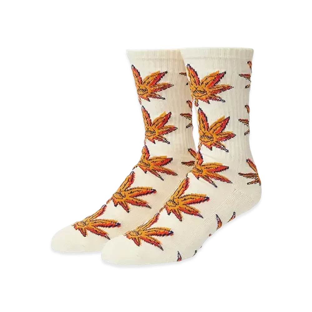HUF Summer 25 Green Buddy Doodle Socks "Natural"