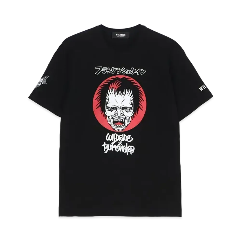 WILDSIDE Yohji Yamamoto x IZUMONSTER T-Shirt "Black"