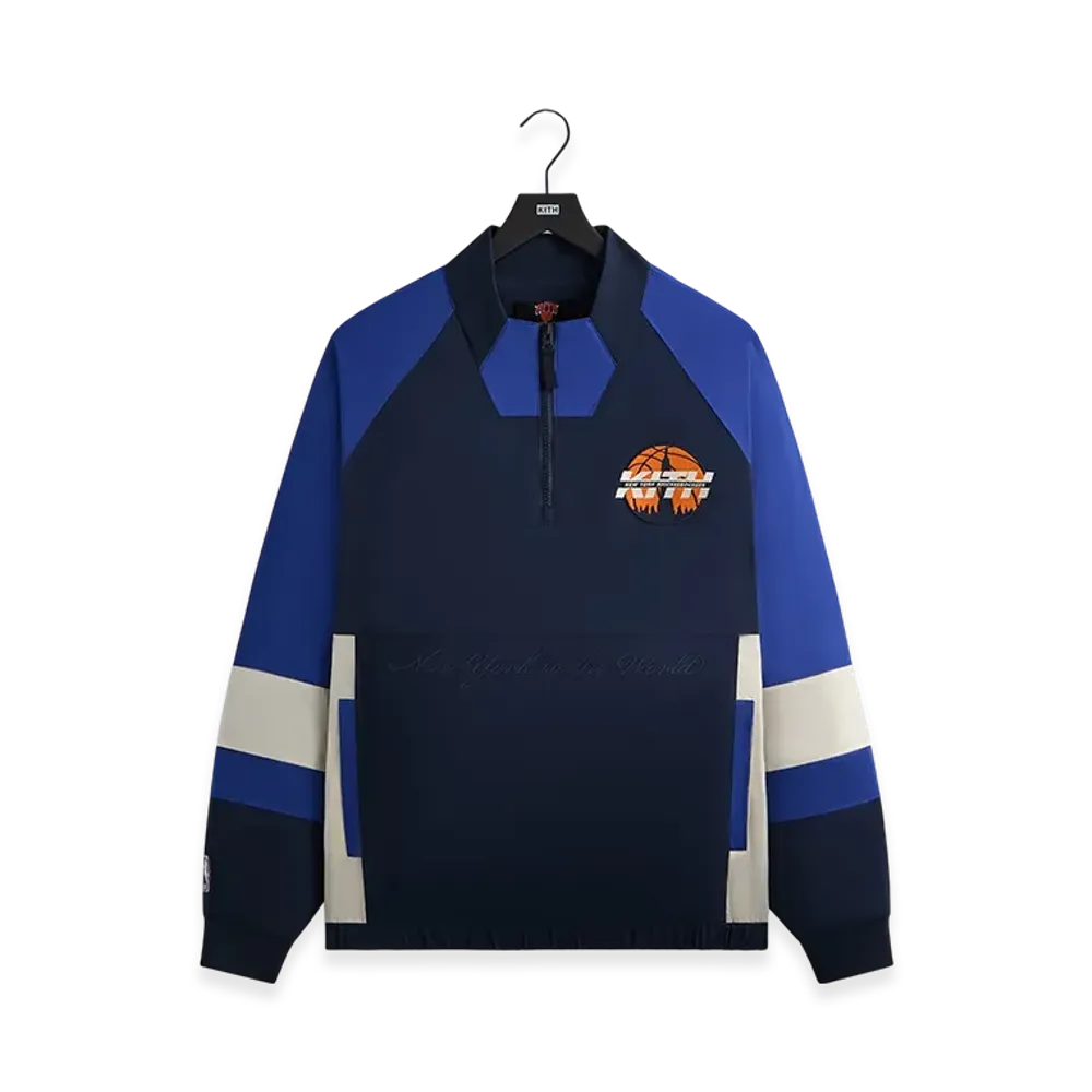 Kith x the New York Knicks Nylon Quarter Zip "Nocturnal"