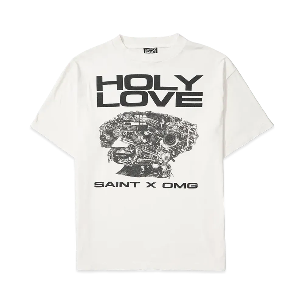 SAINT Mxxxxxx x Kawamura Kousuke KK SS T-Shirt Holy Love "White"
