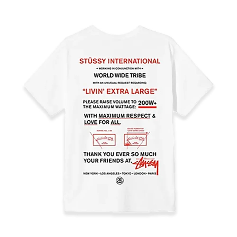 Stussy Maximum Respect Tee "White"