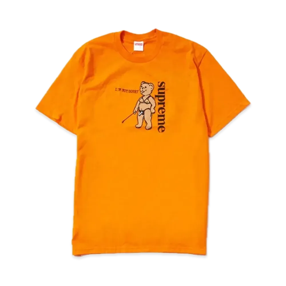Supreme Not Sorry Tee "Orange"