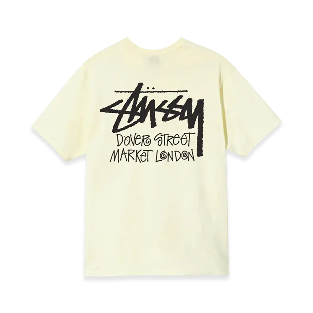 Stussy Stock DSM London Tee 2021 "Pale Yellow"