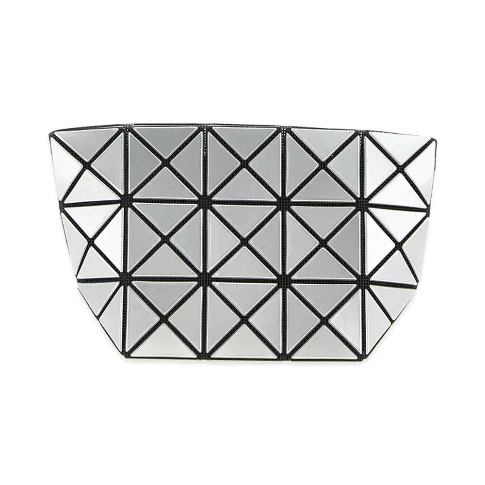 BAO BAO ISSEY MIYAKE Womens Prism Clutch "Silver"