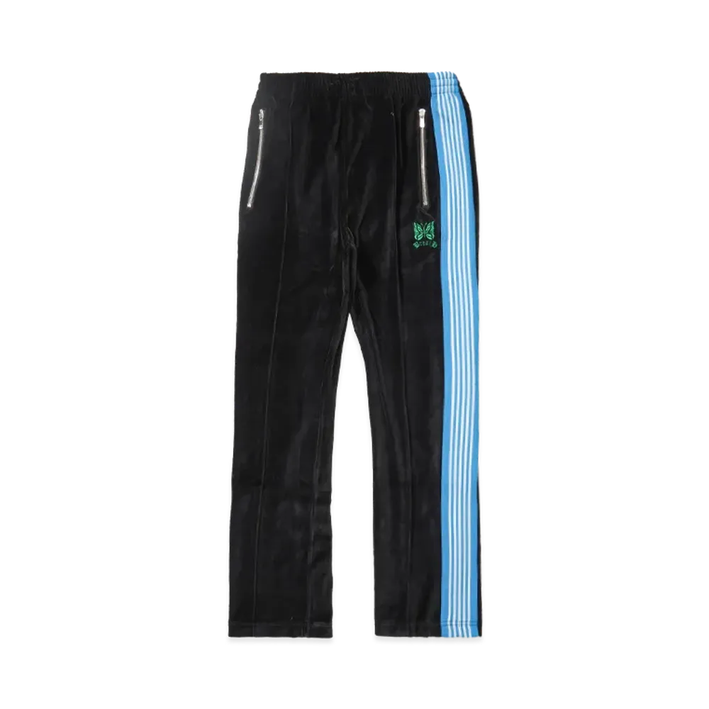 NEEDLES x BREATH Narrow Track Pant - C/PE Velour "Black"
