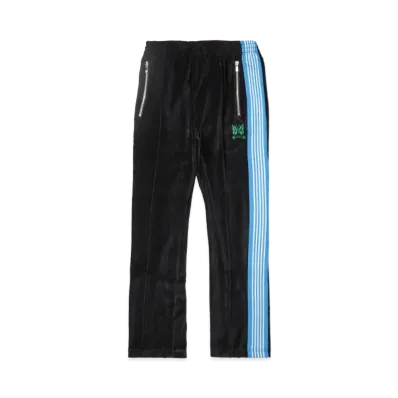 NEEDLES x BREATH Narrow Track Pant - C/PE Velour "Black"