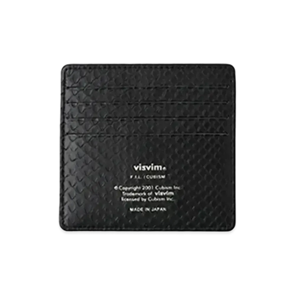 visvim CARD CASE "Black"
