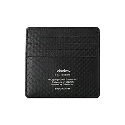 visvim CARD CASE "Black"