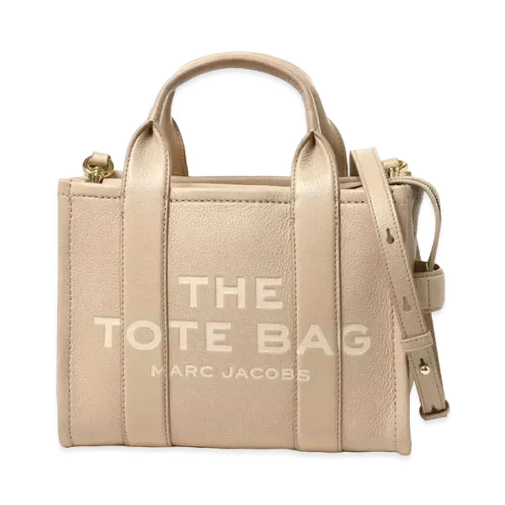 Marc Jacobs The Leather Mini Tote Bag "Twine"