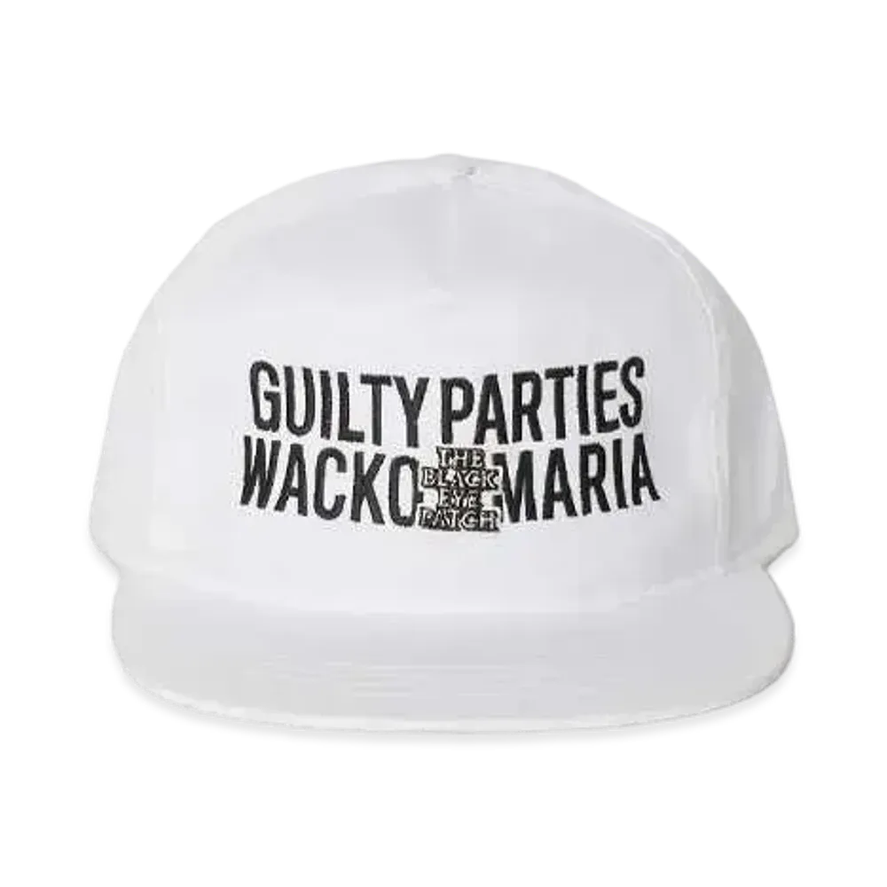 Black Eye Patch WACKO MARIA Snapback Cap "White"