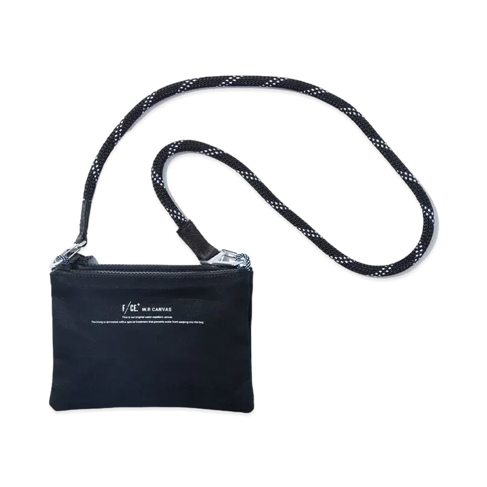 F/CE. W.R Canvas Mini Clutch "Black"