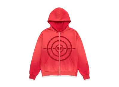 Travis Scott Cactus Jack x Nike Bullseye Zip Hoodie "Red"