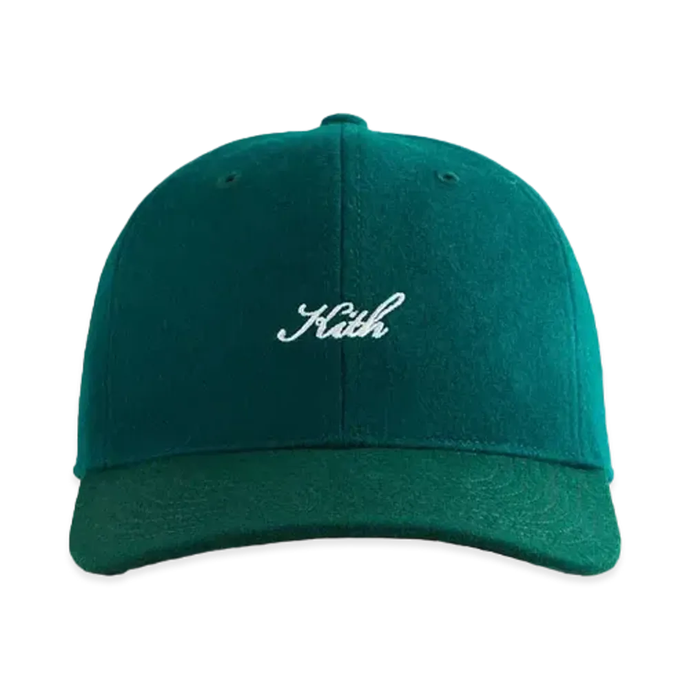Kith Two Tone Script Logo Wool Scripted Cap "Stadium"