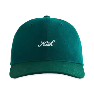 Kith Two Tone Script Logo Wool Scripted Cap "Stadium"