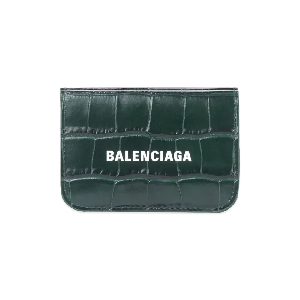 BALENCIAGA Cash Mini Wallet Dark "Forestgreen"