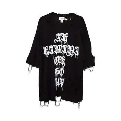 Maison MIHARA YASUHIRO Words Printed Knit T-shirt "Black"