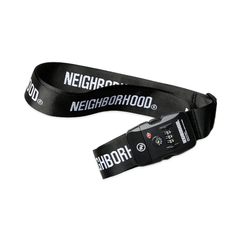 NEIGHBORHOOD CI Suitcase Belt "Black"