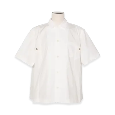 sacai Cotton Poplin Shirt "Off White"