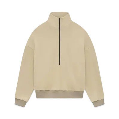 FEAR OF GOD Fleece Half Zip Mockneck "Dune"