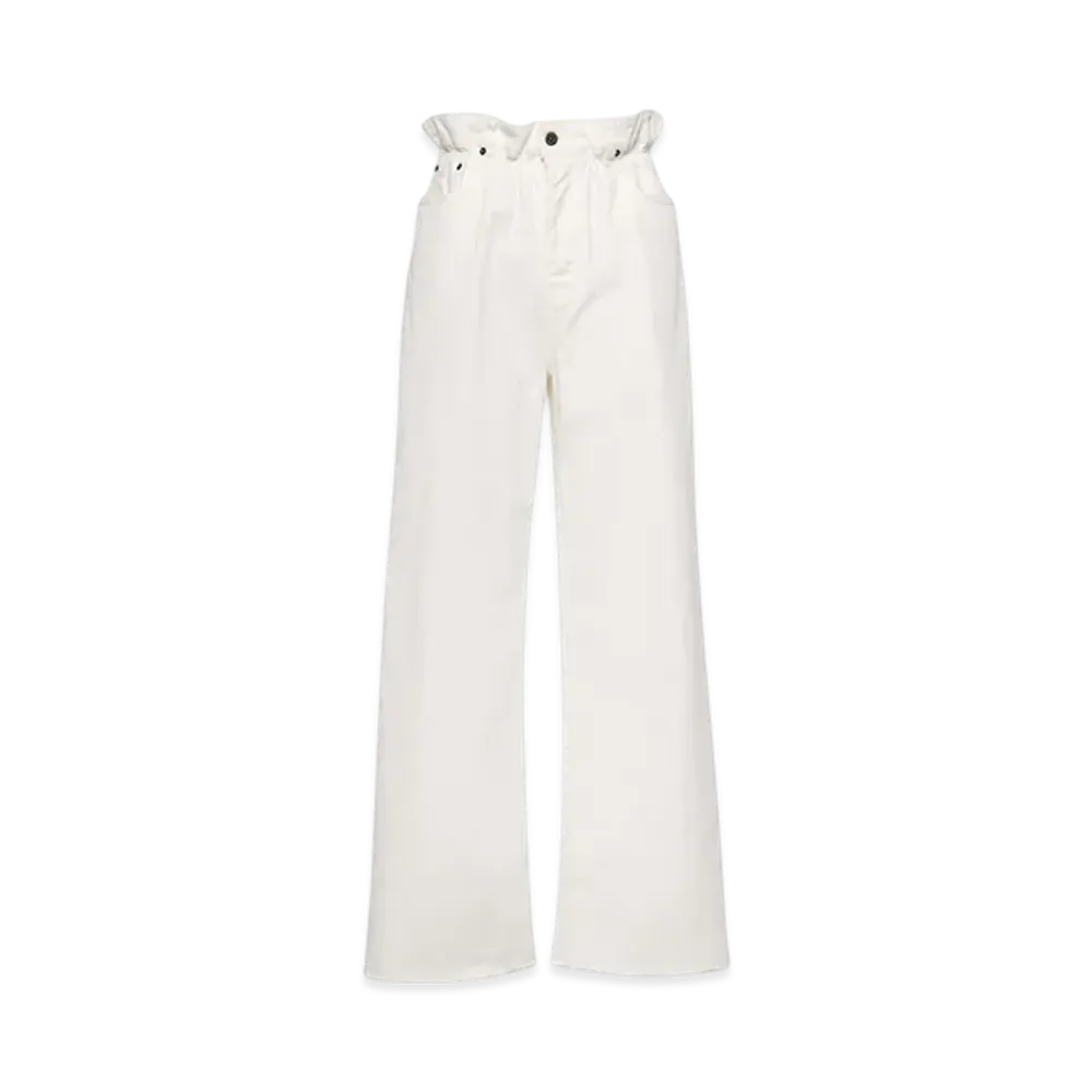 MIU MIU Women's Denim Pants "White"