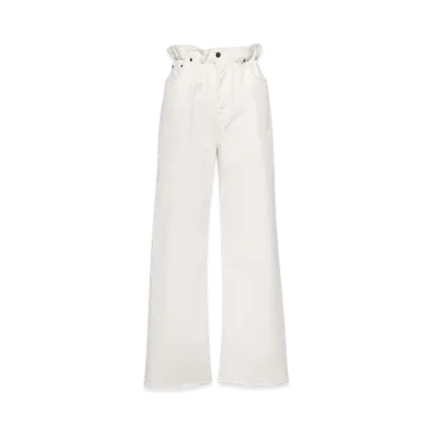 MIU MIU Women's Denim Pants "White"