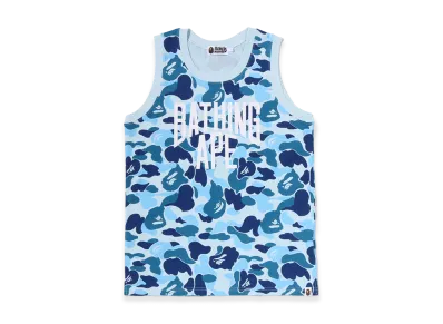 A BATHING APE ABC Camo Tank Top "Blue"
