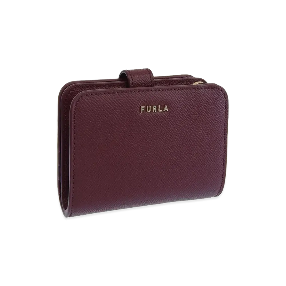 FURLA Classic S Compact Wallet Vitello Andromeda "Red"