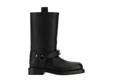 Burberry Leather Ankle Boots "Black"
