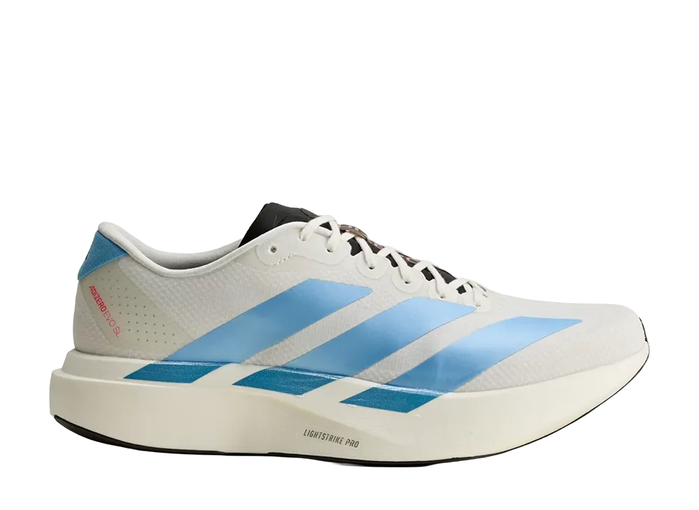 adidas Adizero Evo SL Running "Off White/Light Blue"