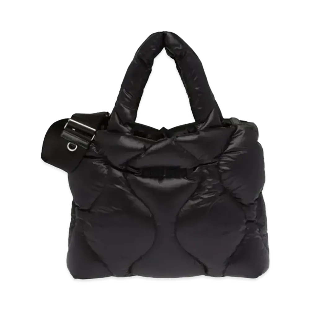 MIU MIU Kirting Nylon Tote Bag "Black"