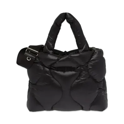 MIU MIU Kirting Nylon Tote Bag "Black"