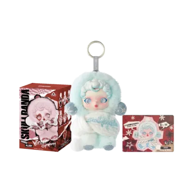 POP MART SKULLPANDA Winter Symphony Series Plush Pendant Song of Snow