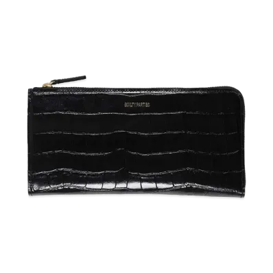 WACKO MARIA Speak Easy / Round Zip Long Wallet "Crocodile"