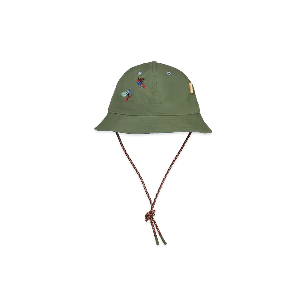 Barbour x Paul Smith Lure Bucket Hat "Khaki"