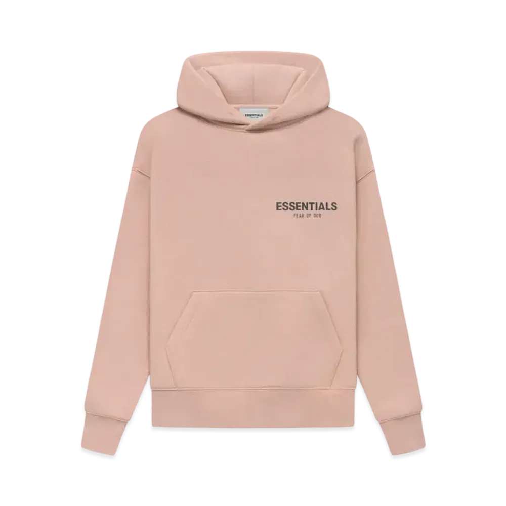 FEAR OF GOD ESSENTIALS KIDS PULLOVER HOODIE "Matte Blush"