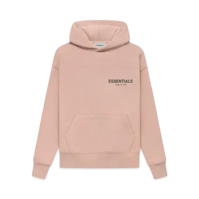 FEAR OF GOD ESSENTIALS KIDS PULLOVER HOODIE "Matte Blush"