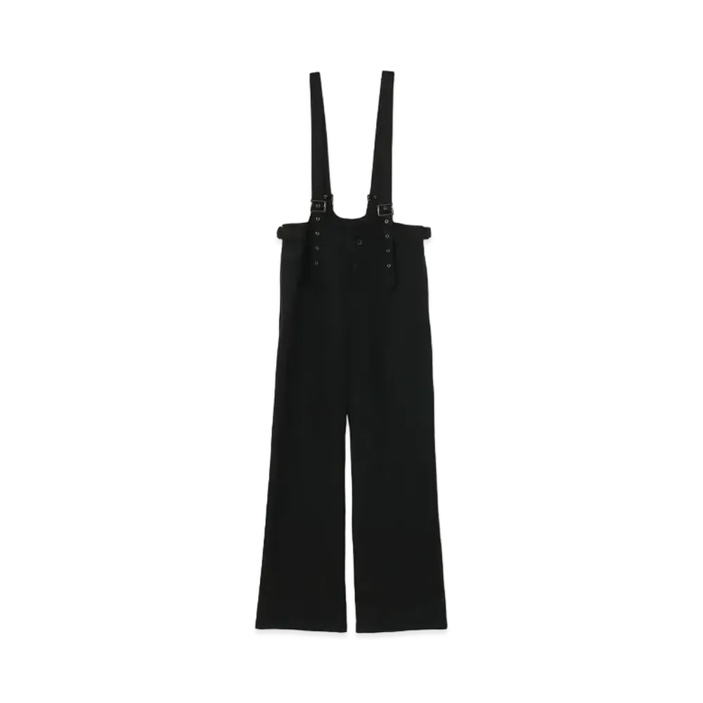 Yohji Yamamoto WOOL GABARDINE SHOULDER STRAP SLIM P "Black"