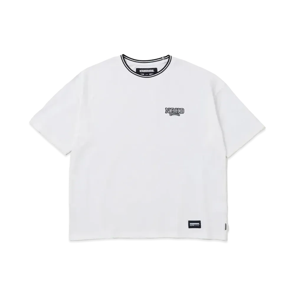 NEIGHBORHOOD Pique Crewneck SS "White"