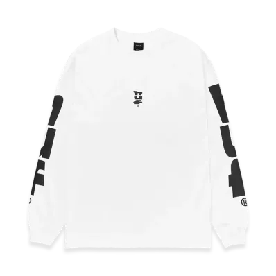HUF Megablast LS Tee "White"