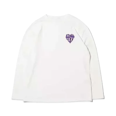 atmos pink Logo Embroidery Longy "White"