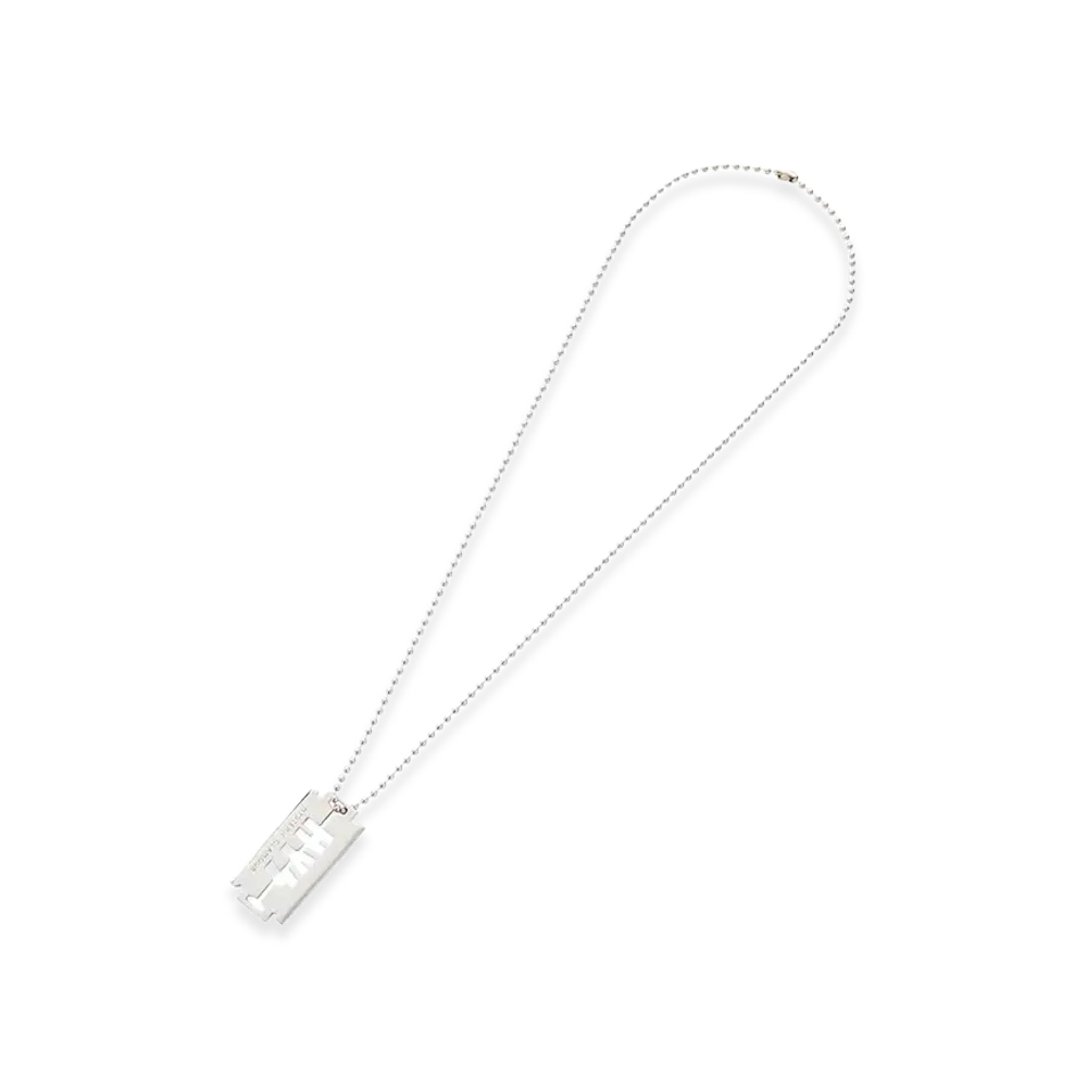 HYSTERIC GLAMOUR Razor Ball Chain Necklace "Silver"