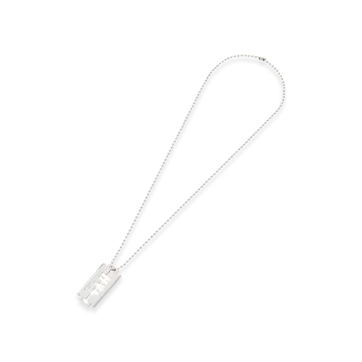 HYSTERIC GLAMOUR Razor Ball Chain Necklace "Silver"