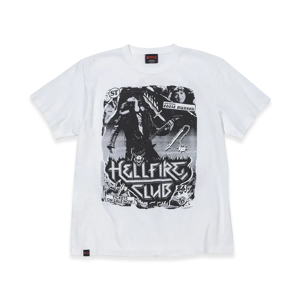 Netflix Stranger Things x V.A. EDDIE MUNSON S/S TEE "White"