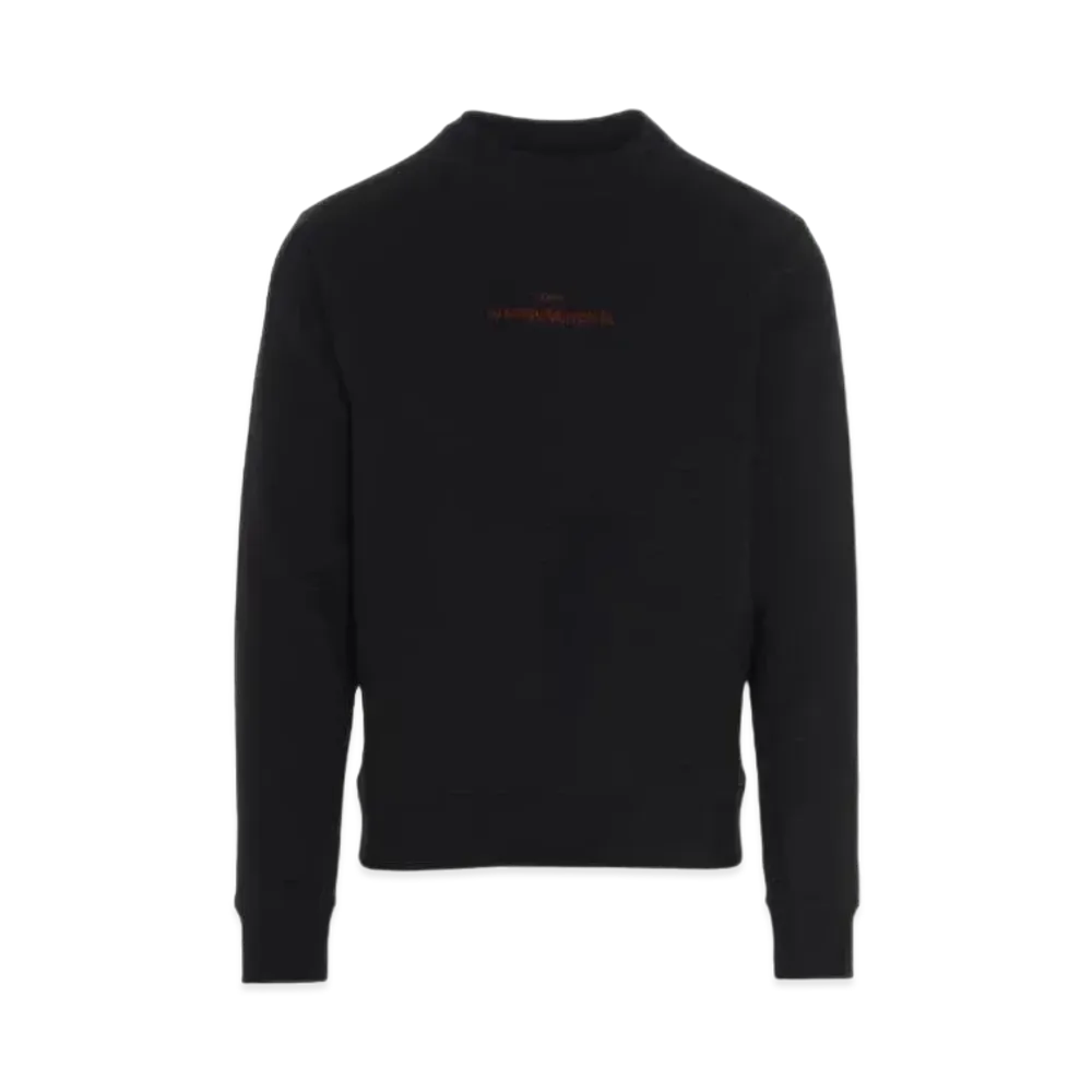 Maison Margiela Reverse Stitch Logo Sweatshirt "Black/Red"