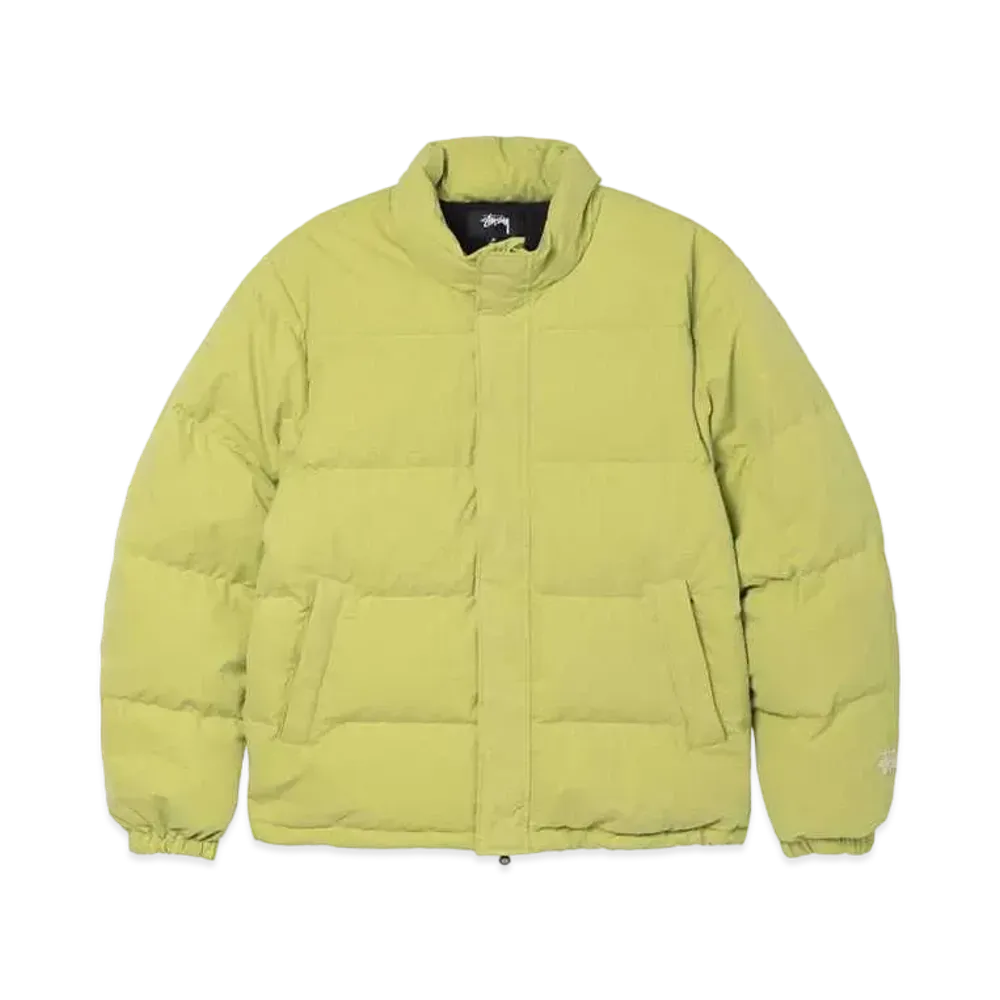 Stussy RIPSTOP DOWN PUFFER JACKET "Lime"