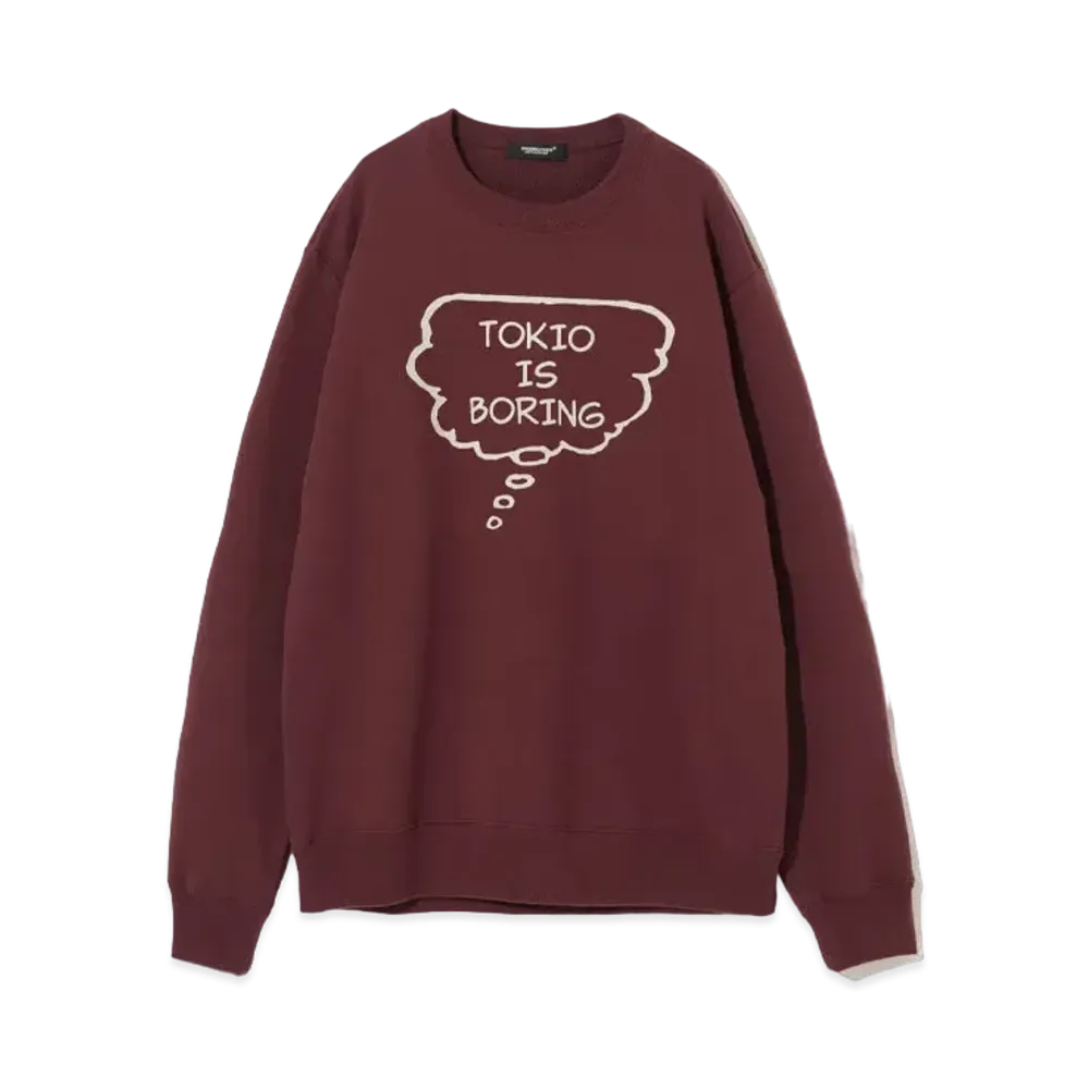 UNDERCOVER Cotton Sweatshirt Pullover "Bordeaux"