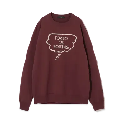 UNDERCOVER Cotton Sweatshirt Pullover "Bordeaux"