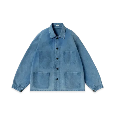 A.PRESSE Vintage French Work Jacket "Blue"
