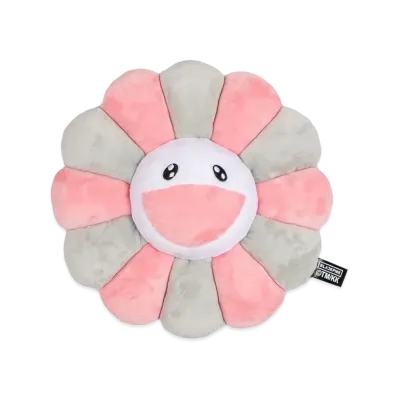 Takashi Murakami x BLACKPINK "In Your Area" Flower Pillow (30cm) "Pink/Grey"