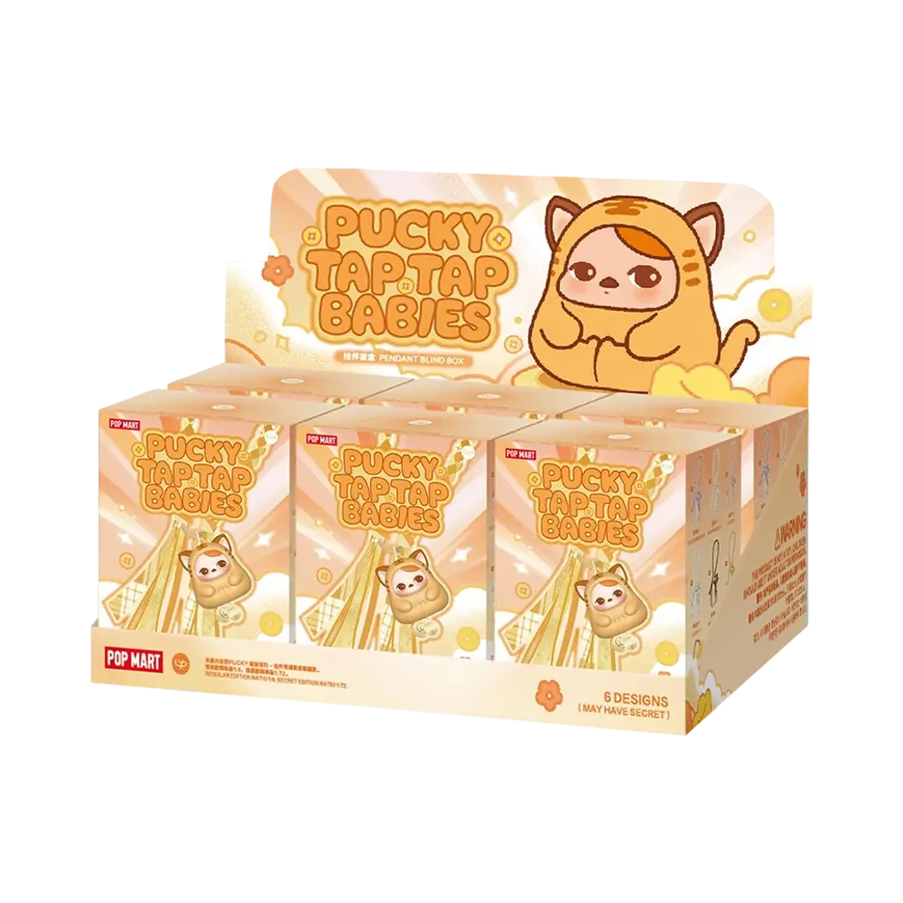 POP MART PUCKY Tap Tap Babies Series-Pendant Blind Box [Assortment Box]